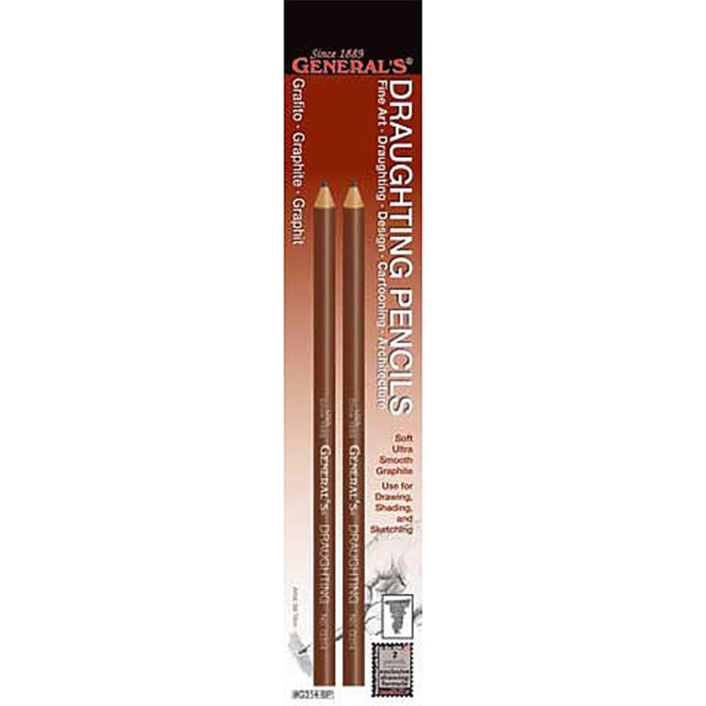 General Pencil, Pencils, Art & School, 314, Draughting, 2 Pack, 519173
